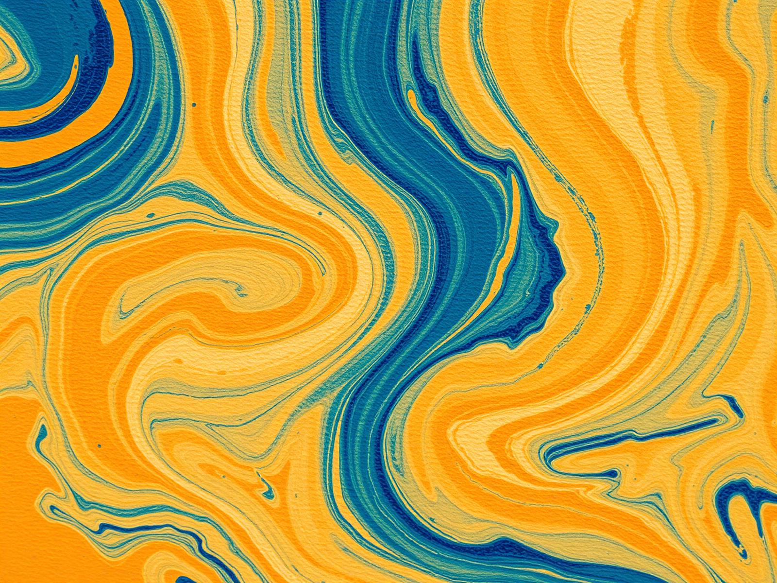 Close view of a finished printed wall surface